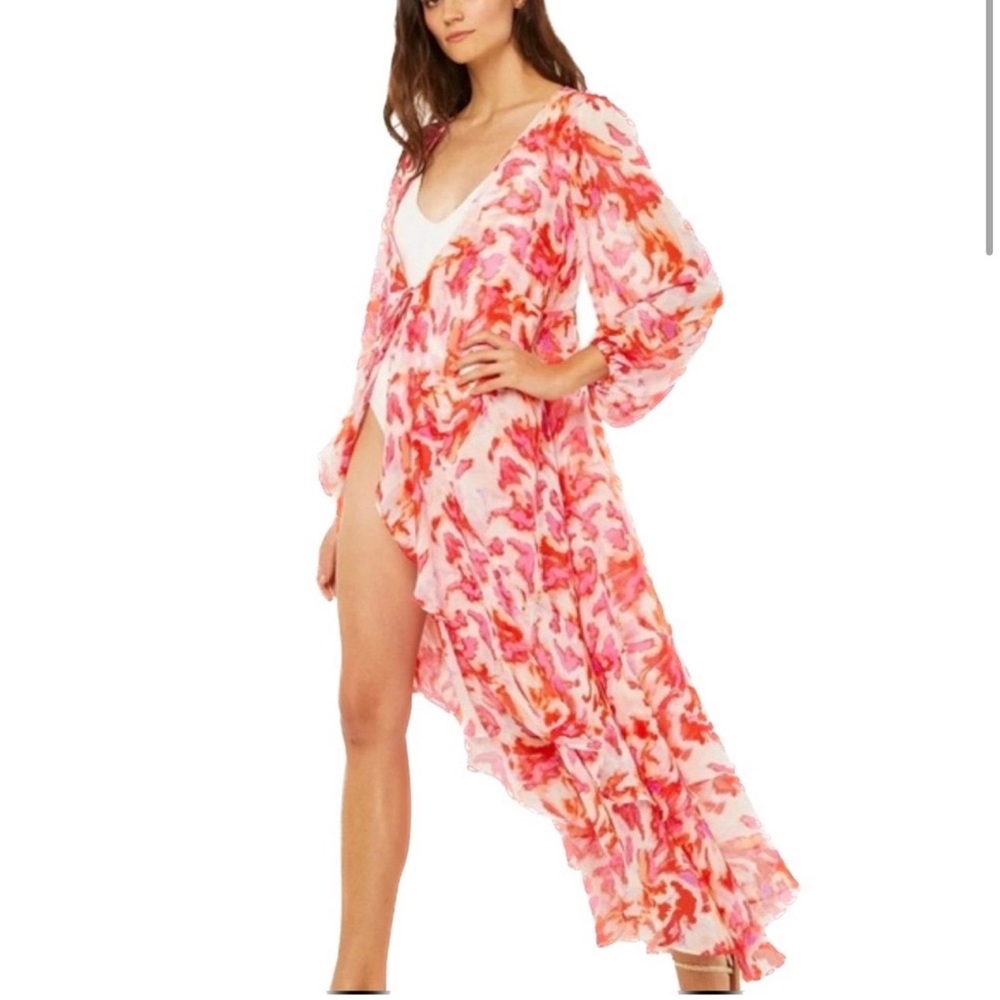 MISA Los Angeles Talitha Robe in Maldive Marble - Picture 3 of 7
